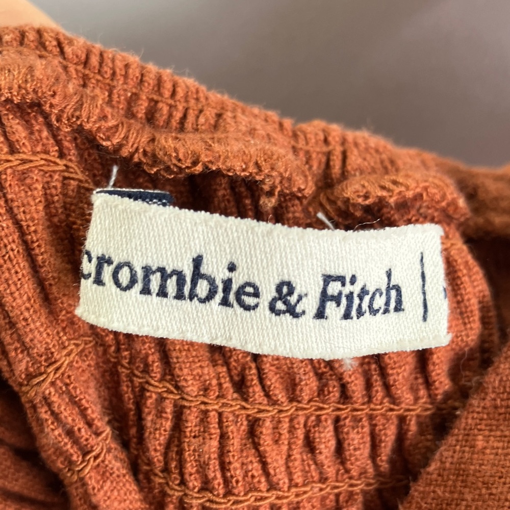 Abercrombie & Fitch Rust Midi Dress - Picture 5 of 6